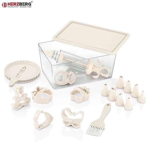 Baking Set - Tyllset, spritspåse, kakformar & stenciler