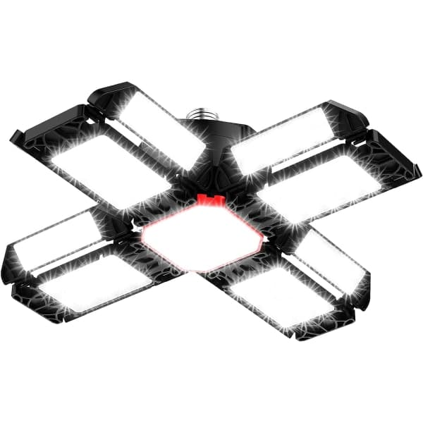 200W LED-værkstedslampe Garagebelysning 1 stk - 20000LM 6500K