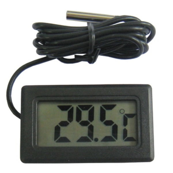 Termometer til Køleskab & Fryser - LCD Sort