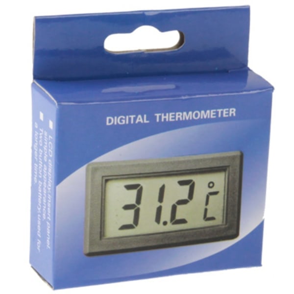 Termometer til Køleskab & Fryser - LCD Sort