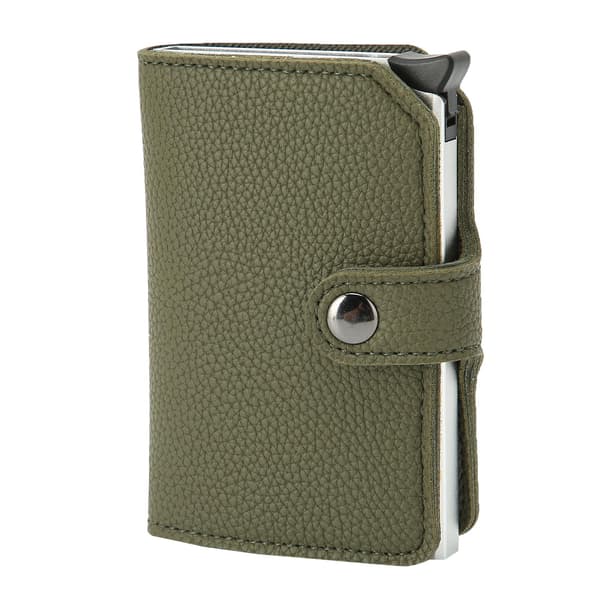 Anti-theft RFID Blocking ID Card Wallet Automatic Pop Up Credit Card Holder
