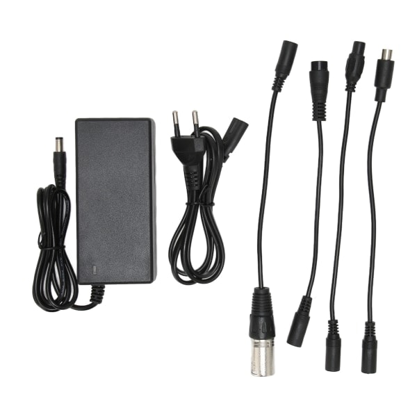 42V 2A batterioplader DC5,5x2,5 hurtigopladende universal strømforsyning til 36V lithiumbatteri 100-240V EU-stik 0,0