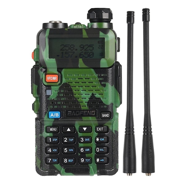 TS-Uv5r Walkie Talkie 5w Dual Band Ham Tvåvägsradio Vhf Uhf Fm Radio Utomhus Handhållen Sändtagare Wi