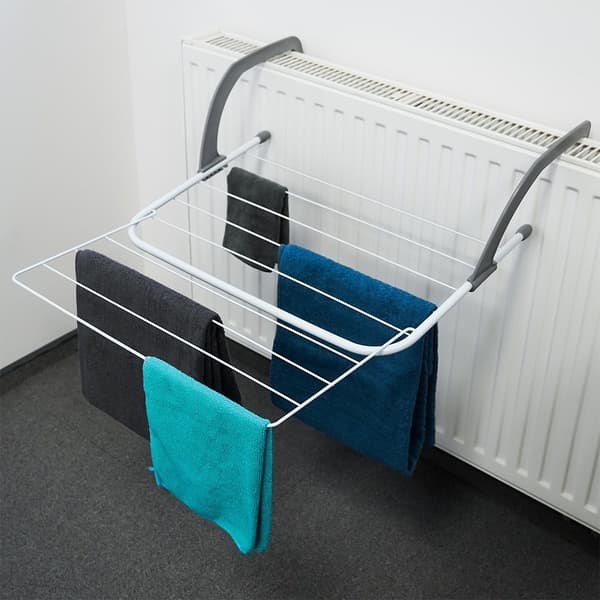Uttrekkbart klesstativ for radiator med 4,6m tørkeoverflate 936