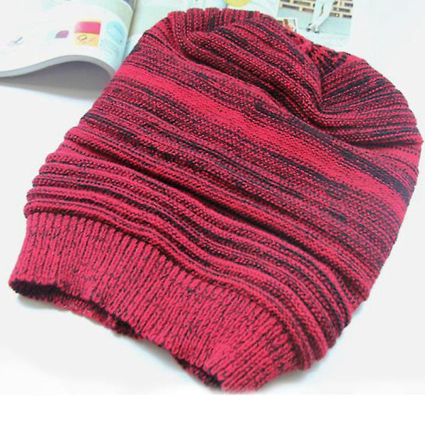 Unisex Woolly Winter Baggy Oversized Slouch Beanie Hats Kepsar