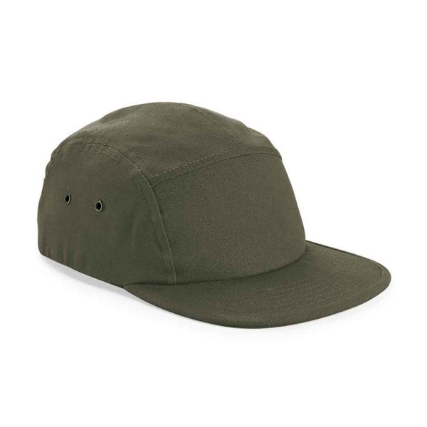 Beechfield Bomuld Canvas Baseball Cap En Størrelse Olivgrøn Olive Green One Size