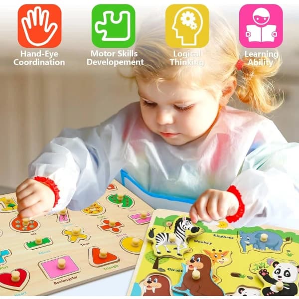 Wooden Puzzle, Wild Animal Theme