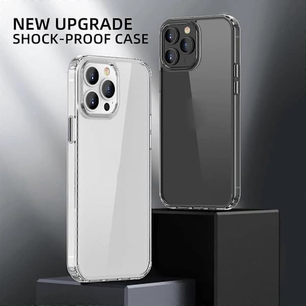 iPhone 13 Pro iPAKY Läpinäkyvä Iskunkestävä TPU + PC Suojakotelo