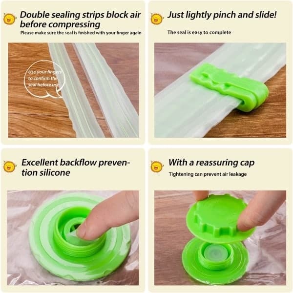 Extra Large Giant Vacuum Storage Bags for Clothes, Duvets, and Bedding