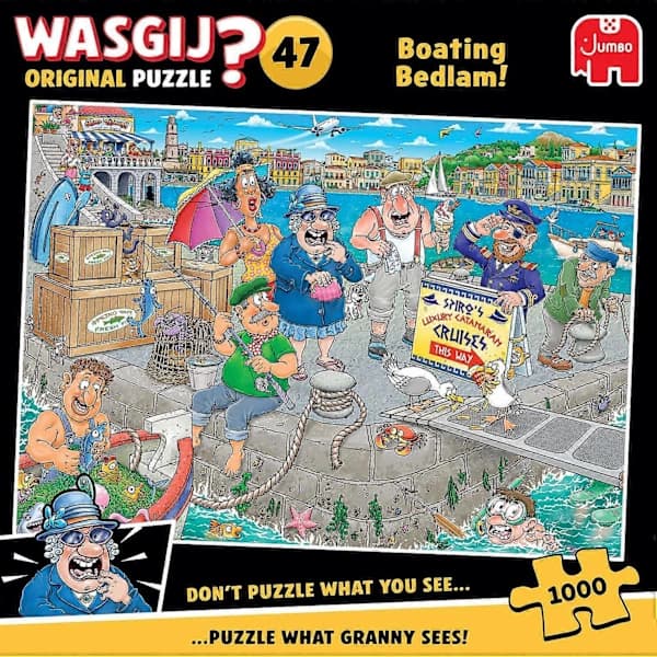 Original 47 Båtkaos! Pussel (1000 Bitar) 1000 Pieces