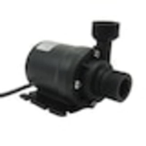 Børsteløs elektrisk springvandspumpe, 800L/t, 5 m, DC 12V, Sort