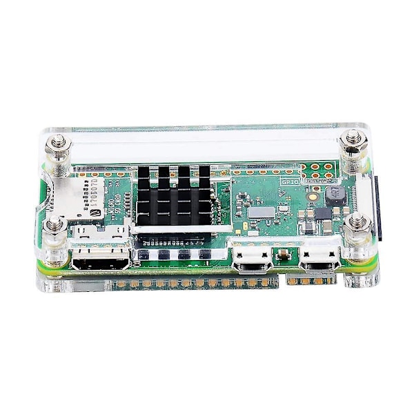TS-Akrylfodral 4-i-1-kit för Raspberry Pi Zero W och Pi Zero med kylfläns