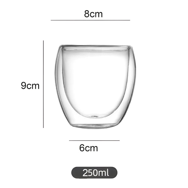Kraftige Glas - 2 stk
