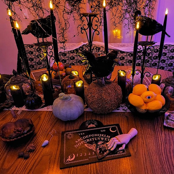 Trägraverad Ouija-bräda Boa - Perfekt för spådom med pendel 7