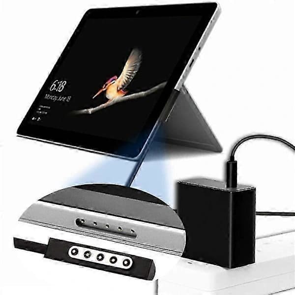 PD 65W Hurtigopladningskabel til Microsoft Surface RT/Surface Pro 1 2, Magnetisk Type-C Kabel Power SZRH A-G 1535