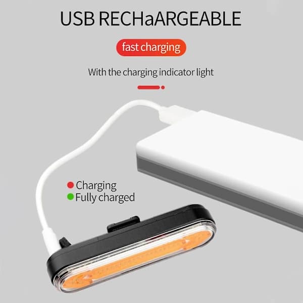 Bike Light with Automatic Brake Light Remote Control Fits All Road Bikes