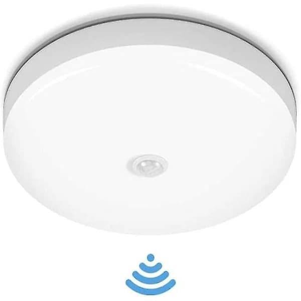 LED-loftlampe med 12W bevægelsessensor, lyd- og lysstyring, induktionsloftlampe