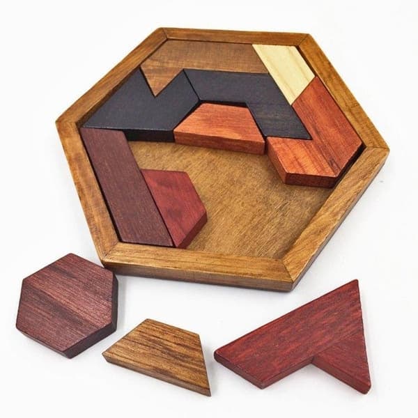 TS-Træpuslespil Hexagon