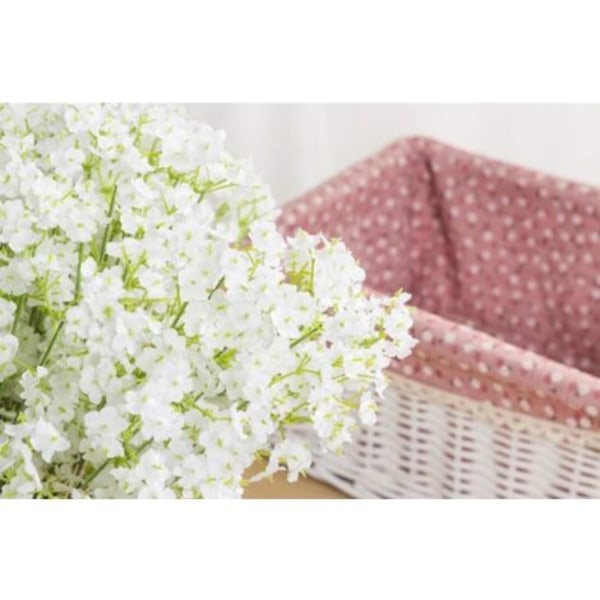 20 stk. Brudeslør Blomsterbuketter, Kunstige Brudeslør Blomster, Falske Silkeblomster til Brudebuket, Bryllupsfester, Boghandel, Café, DIY Dekoration