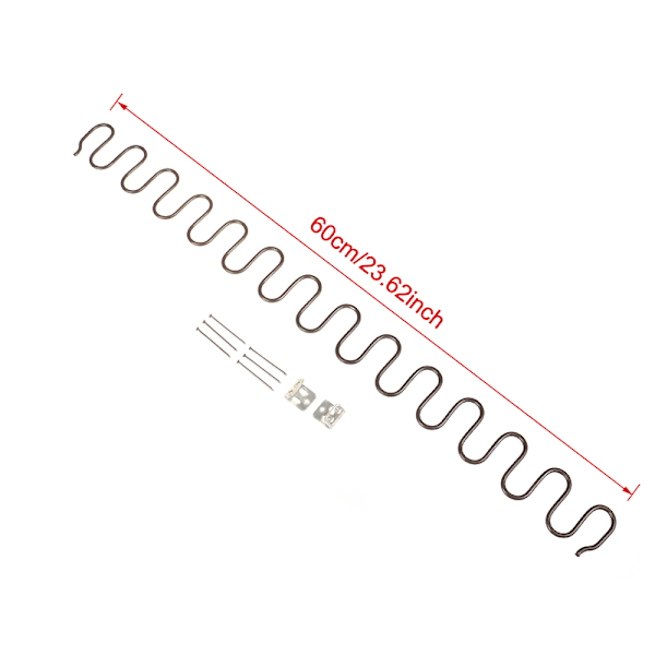 Ersättningsfjädrar för soffa med klämmor 60cm