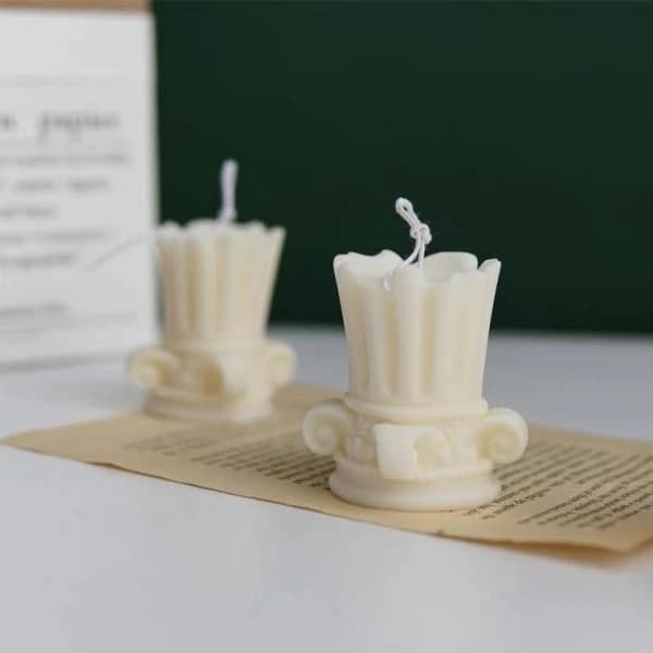 Lysforme lys stearinlys DIY støbeforme i silikoneform BR-427