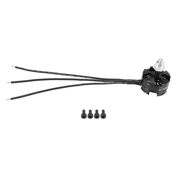 TS-Cw Mt2204 2204 2300kv Børsteløs Motor Quadcopter 250 Qav250 Til Mini 210 250mm Fire Akser Fpv, sort+