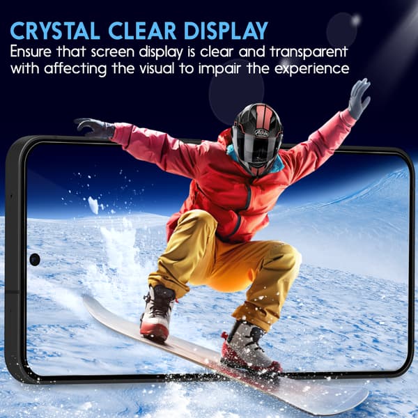 2-Pack Samsung S23 FE Privacy Screen Protector - Tempered Glass 9H - Super Quality 3D