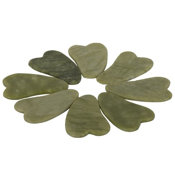 Jade Massasjerulle / Gua Sha Ansiktsmassasje - Masser ansiktet