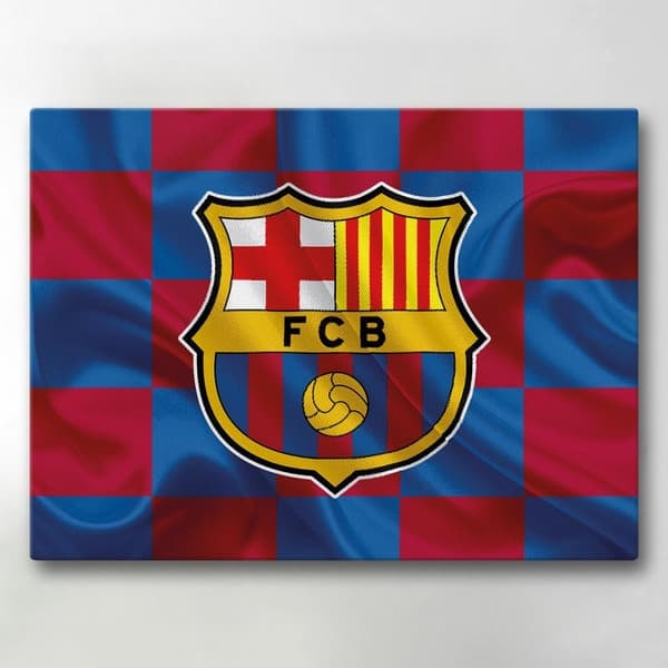 Canvastavla / Tavla - FC Barcelona - 40x30 cm - Canvas