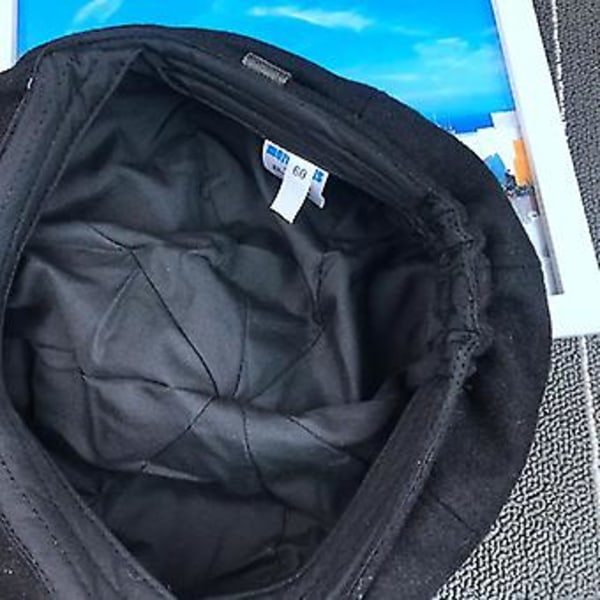 Brittisk Hög Hatt Åttakantig Hatt Newsboy Baker Boy Tweed Mode Varm Elastisk Platt Keps Trendig Herr Ull Basker Retro Målare (03 M)