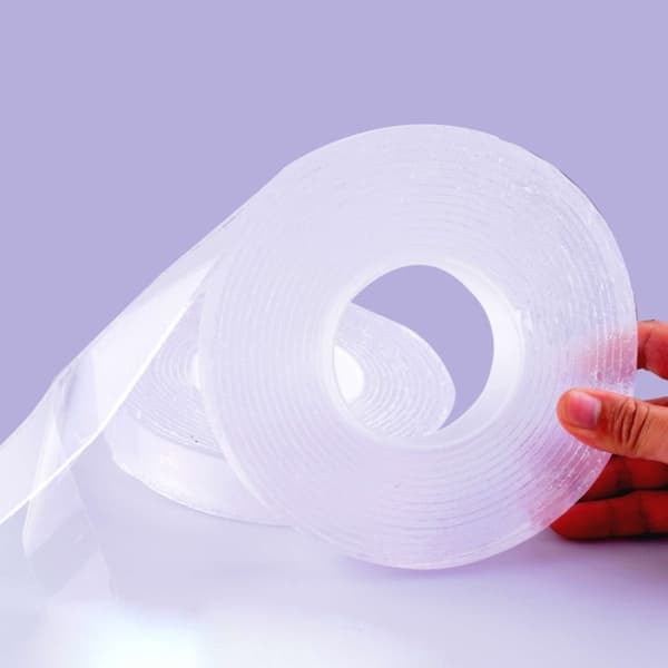 TS-Osynlig Dubbelhäftande Nanotejp 3x500cm 2-pack