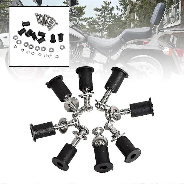Forlygte lampe Spand Nacelle Well Nut Kit Passer Til Harley