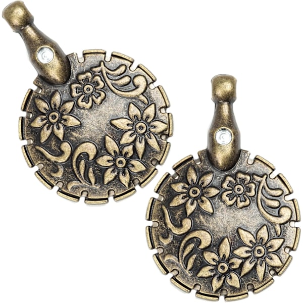 2 stk. garnklippanheng, bronse metalltrådklippanheng for DIY-syverktøy