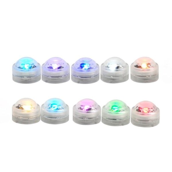 Undervanns LED-lamper Mini RGB Flerfarget Damm Belysning
