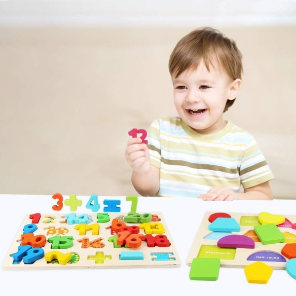 Wooden Hexagon Tangram Puzzle for Kids Adults - Geometric Shape - Perfect