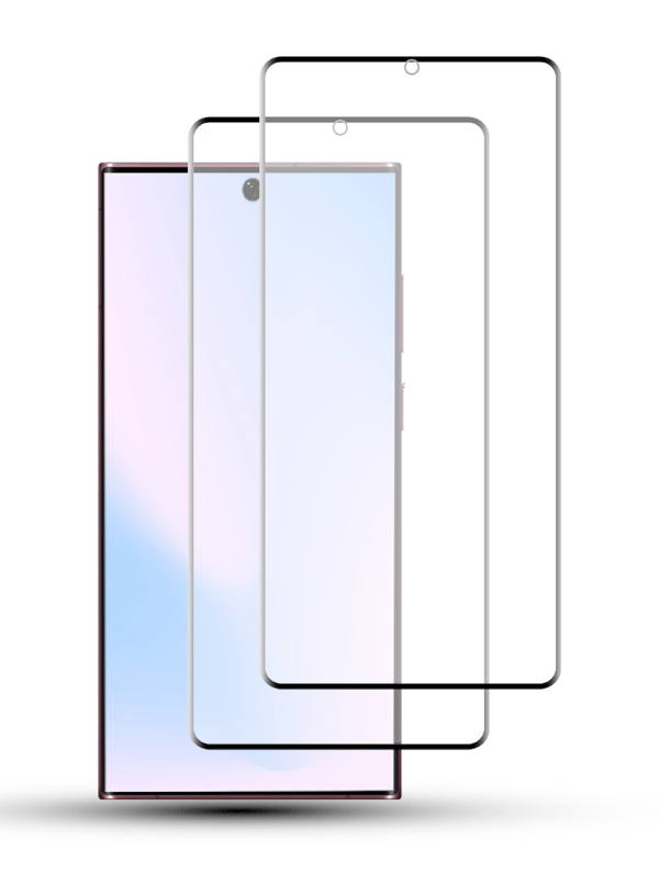 2-Pack Samsung S22 ULTRA Screen Protector - Tempered Glass 9H - Super Quality 3D
