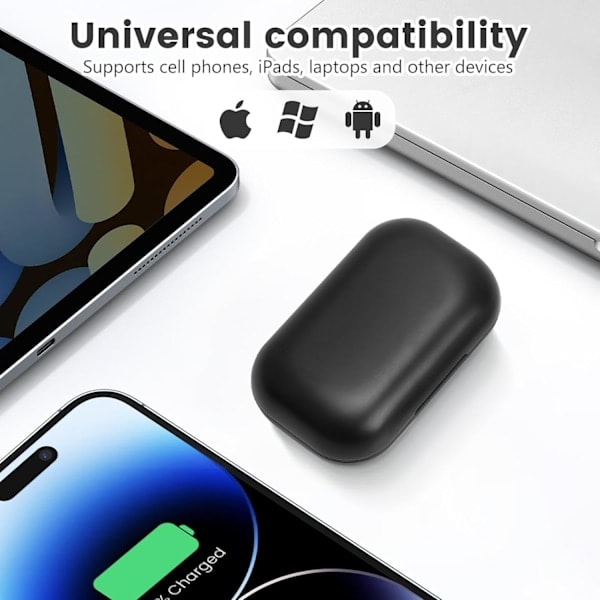 Mini Näkymättömät Pienimmät Bluetooth-nappikuulokkeet korvaan, langattomat unikuulokkeet, melua vaimentavat kuulokkeet
