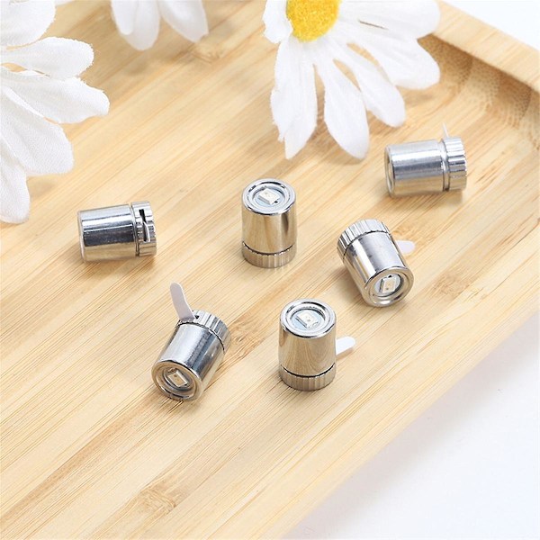 36 st Miniatyr LED-lampor för hantverk, Mini Spotlights Batteridrivna (Varmvit)
