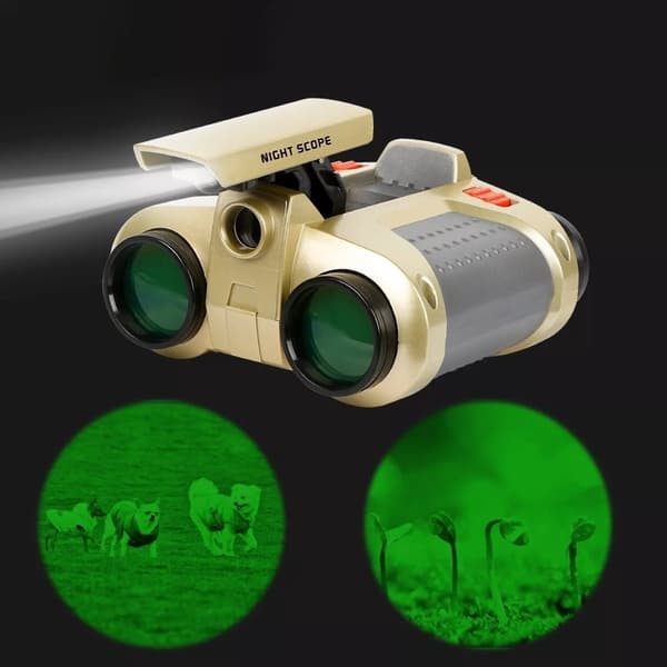 Night Vision Binoculars 4x30 / Binoculars with Pop-up Light