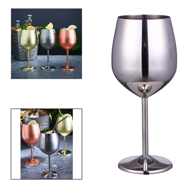 Metal Cocktail Glass - Creative Champagne Goblet for Bar Restaurant