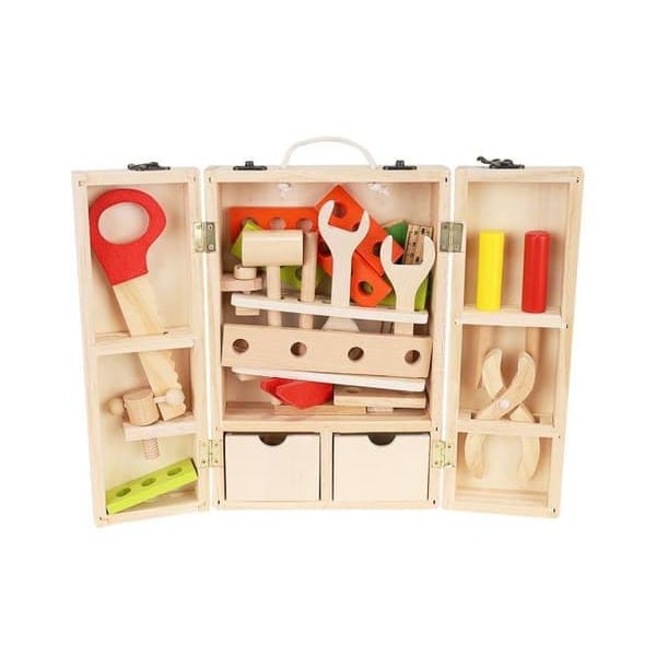 Carpenter Tool Kit for Kids - Wooden Toys