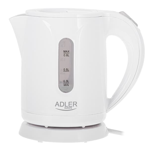TS-Adler Elkedel 0,8L 850W - Hvid