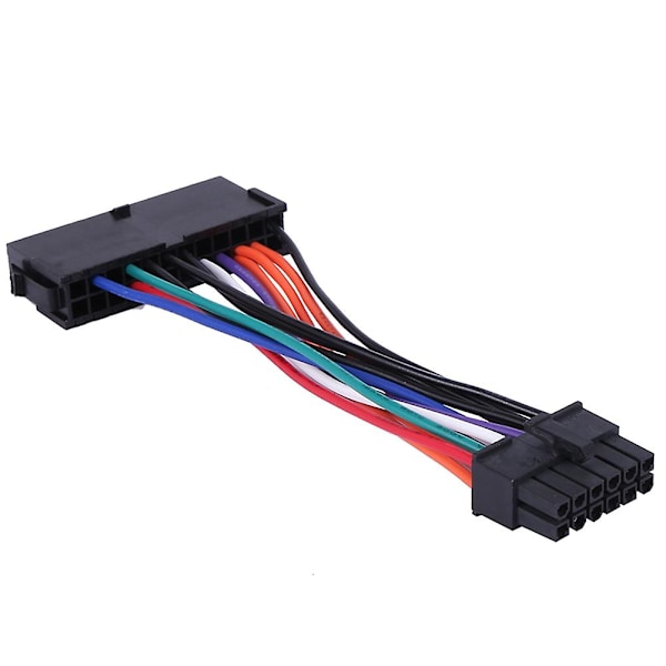TS-2x Psu Atx 24pin Naaras - 12pin Uros Virtalähde Suojattu Kaapeli Johto 18awg Johto Acer Q87h3-am:lle