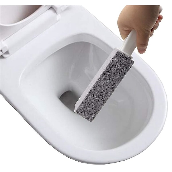Pimpsteinipesusieni puhdistukseen, 2 kpl, WC-istuimen pimpsteinipesusieni kahvalla