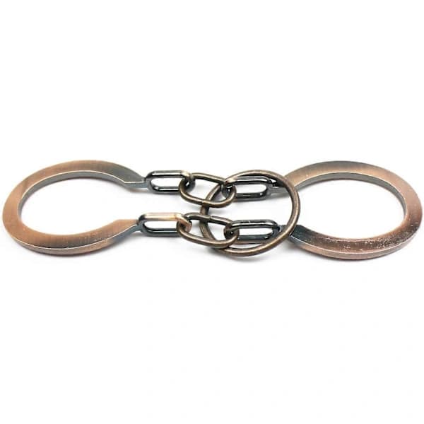 Tradisjonell hjernevrider, klassisk metallsko-puslespill (bronse, normal)