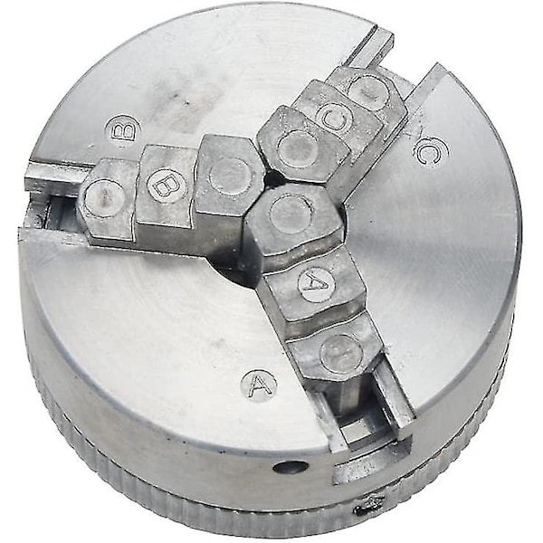 Mini Svarv - Mini-svarv i zinklegering med trebackschuck M12*1 Handborrchuck Mejslar Kopplingsstång Elverktyg