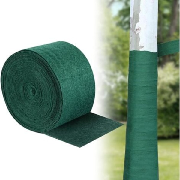 TS-Beskyttende træindpakning, Vinterbeskyttelse til træer, Frostbeskyttelsesbandage til planter 12 cm x 20 m