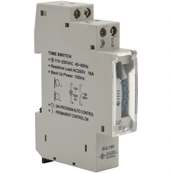 Sul180a 15 Minutter Mekanisk R 24 Timer Programmerbar Din-skinne