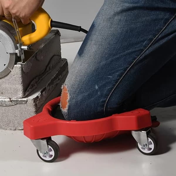 TS-Rullende knæbeskyttere med justerbar rem og ergonomisk design