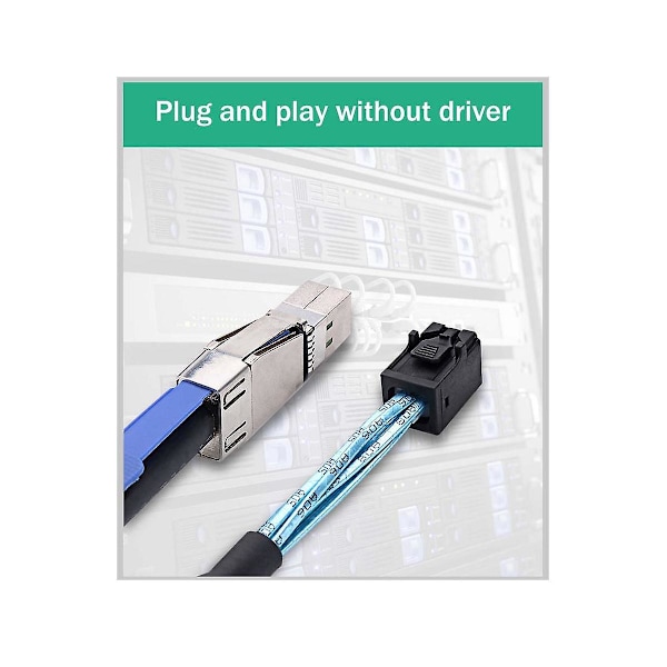 TS-Mini Hd36pin Sff-8643 Till Sff-8644 Serverchassi Transmissionskabel Mini Adapterkabel